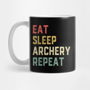 Eat Sleep Archery Repeat Bow Hunting Mug